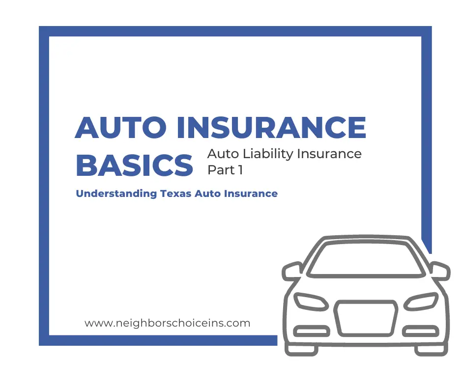 Auto Insurance Basics Liability Part 1